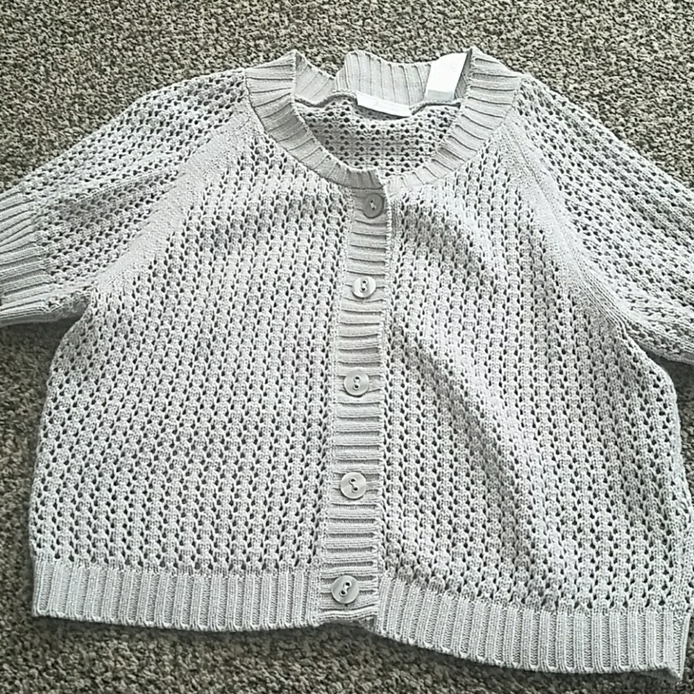 JH Collectibles Gray with silver Shrug